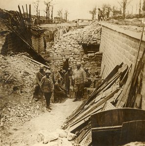 Marceau Kaserne, Verdun, Nordfrankrig, 1916 af Unbekannt