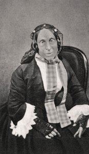Marceline Desbordes-Valmore, fransk digter, 1859 af Unbekannt