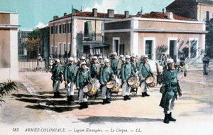 Marching band, French Fremmedlegion, c1910 af Unbekannt