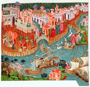 Marco Polo, venetiansk købmand og opdagelsesrejsende, 1300-tallet af Unbekannt