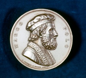 Marco Polo, venetiansk rejsende og købmand, 1800-tallet af Unbekannt