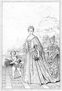 Marie Adelaide af Savoyen, hertuginde af Bourgogne, c1600-tallet af Unbekannt