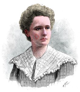 Marie Sklodowska Curie, polskfødt fransk fysiker, 1904. af Unbekannt