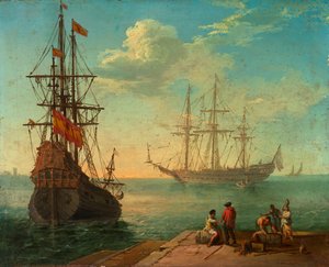 Marine, 1700-tallet. af Unbekannt