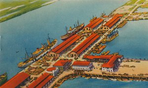 Marine Terminal Port, Barranquilla, c1940