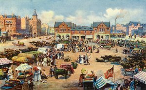 Market Square, Johannesburg, 1901. af Unbekannt
