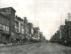 Market Street, Philadelphia, USA, 1895. af Unbekannt