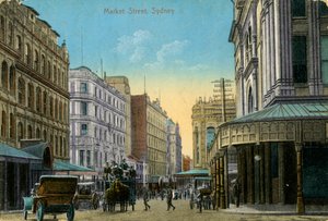Market Street, Sydney, New South Wales, Australien, c1900-c1919 af Unbekannt