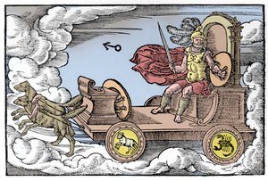Mars, romersk krigsgud, 1569 af Unbekannt
