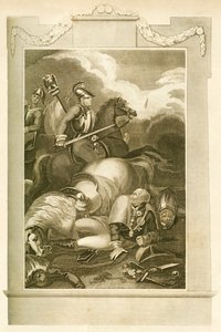 Marskal Blucher ved slaget ved Ligny, 16. juni 1815, 1816. af Unbekannt