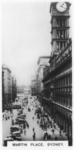 Martin Place, Sydney, 1928 af Unbekannt