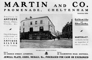 Martin og Co., Promenade, Cheltenham, 1909 af Unbekannt