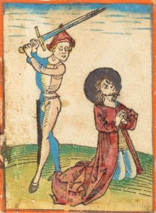 En helligs martyrium, ca. 1480. af Unbekannt