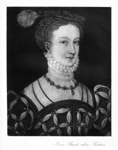 Mary Stuart på seksten, 1907 af Unbekannt