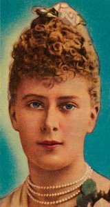 Mary af Teck før hendes ægteskab med hertugen af York, 1890