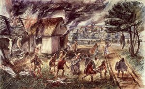 Massakren ved Londinium, 60 e.Kr af Unbekannt