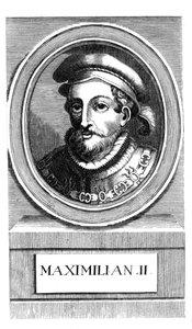 Maximillian II, hellig romersk kejser fra 1564-1576 af Unbekannt