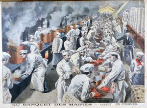 Majors Banket, Paris, 1900 af Unbekannt