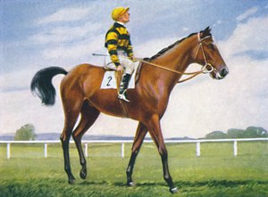 Meadow, Jockey: T. Weston, 1939 af Unbekannt