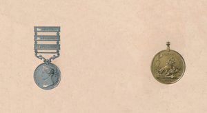 Medaljer for slag i Indien, c1911. århundrede af Unbekannt