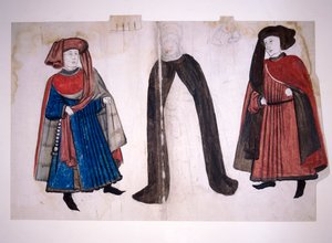middelalderlige figurer af Unbekannt
