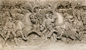 Møde mellem Henrik VIII og Frans I, på The Field of Cloth of Gold, 1520, 1902 af Unbekannt