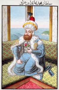 Mehmed II, osmannisk kejser, 1808 af Unbekannt