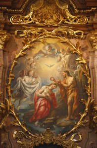 Melk Abbey Jesu dåb, Melk, Østrig af Unbekannt