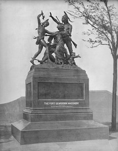 Mindesmærke for Fort Dearborn-massakren, c1897. af Unbekannt