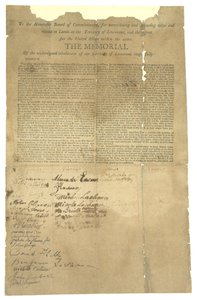 Mindesmærke for det ærede kommissærråd for justering af jordkrav i Louisianas territorium, 1803-1815 af Unbekannt