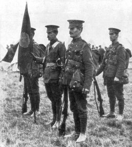 Mænd af prinsesse Patricias canadisk lette infanteri, 1915 af Unbekannt