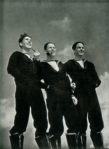 Mænd fra Royal Navy, c1943. af Unbekannt