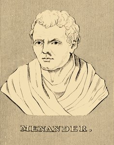 Menander, c342-290 f.Kr., 1830 af Unbekannt