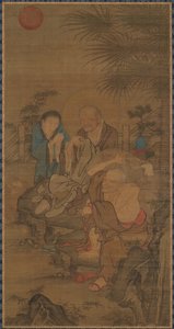 Reparation af tøj i den tidlige morgensol, Ming-dynastiet, 15.-16. århundrede. af Unbekannt