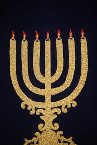 Menorah (Menorah) i Stadttempel synagoge Wien Østrig af Unbekannt