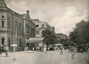 Merchant Street, Rangoon, 1900. af Unbekannt