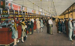 Mexicali Beer Hall, The Longest Bar in the World, c1939 af Unbekannt