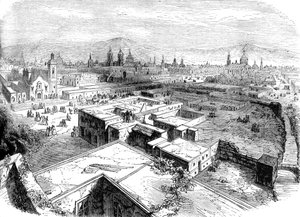 Mexico City, Mexico, midten af det 19. århundrede c1880 af Unbekannt