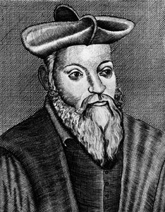 Michel Nostradamus 1503-1556, fransk læge og astrolog, 1600-tallet af Unbekannt