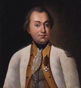 Mikhail Kutuzov i uniformen fra Lugansk Pikineer Regiment, 1788, 1800-tallet af Unbekannt