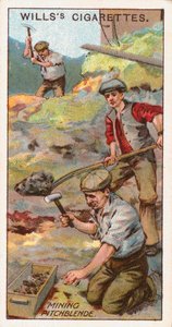 Mining Pitchblende, Cornwall, England, c1916 af Unbekannt