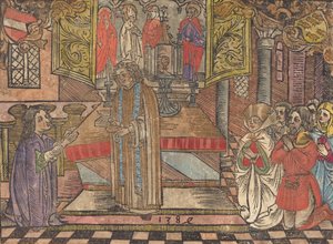 Mirakel i Seefeld, 1484. af Unbekannt