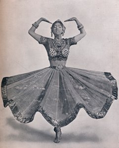 Frøken Ruth St. Denis i sin bemærkelsesværdige østindiske dans på Aldwych Theatre, 1906 af Unbekannt