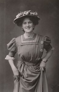 Frøken Zena Dare, 1887-1975, c1930. af Unbekannt