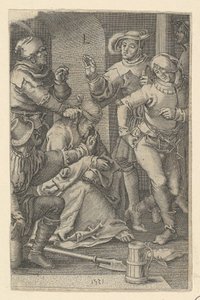 Mocking of Christ copy.n.d. af Unbekannt