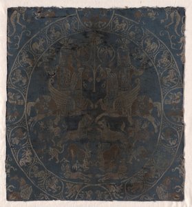 Moderne reproduktion af Bahram Gur-silken i Berlin, ca. 1895 . af Unbekannt