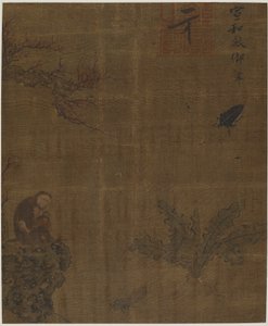 Aber, insekter og kål, muligvis Ming-dynastiet, 1368-1644. af Unbekannt