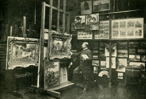 Monsieur Detaille i sit atelier, 1900. af Unbekannt
