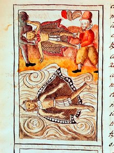 Montezuma II, sidste aztekiske kejser, 1520 af Unbekannt