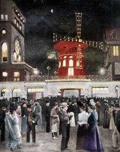 Montmartre S Amuse Udgangen af ​​Moulin Rouge, 1900 af Unbekannt